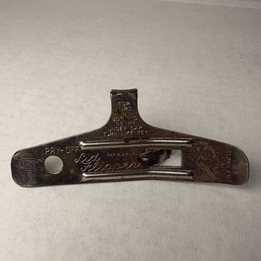 Vintage EKCO Lid Flipper Pry-Off Jar and Bottle Cap Opener USA